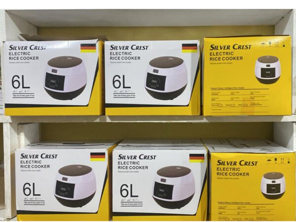 Digital 6L Silver Crest Rice Cooker