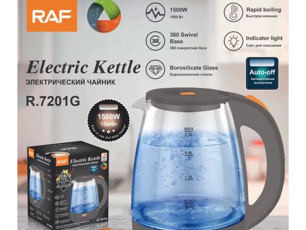 Original Raf Glass Electric Kettle