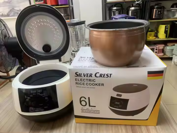 Digital 6L Silver Crest Rice Cooker